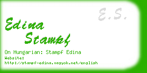 edina stampf business card